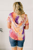 Cheer Me Up Tie Dye Hoodie In Orange