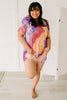 Cheer Me Up Tie Dye Shorts In Orange
