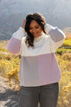 Color Block Top in Lavender