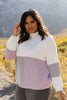 Color Block Top in Lavender