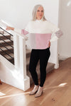 Color Block Top in Lavender