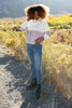 Color Block Top in Lavender
