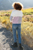 Color Block Top in Lavender
