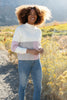 Color Block Top in Lavender