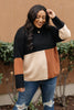 Chloe Color Block Top in Natural
