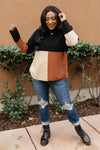 Chloe Color Block Top in Natural