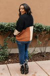 Chloe Color Block Top in Natural