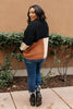 Chloe Color Block Top in Natural