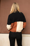 Chloe Color Block Top in Natural