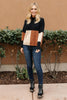 Chloe Color Block Top in Natural