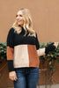 Chloe Color Block Top in Natural