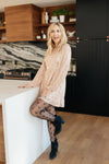 Mia Sequin Dress in Rose Gold