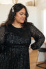Mia Sequin Dress in Black