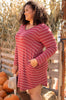 Cinnamon Striped Dress