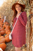 Cinnamon Striped Dress