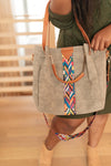 City Chic Tote Bag in Gray