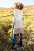 Clarissa Striped Cardigan in Mocha