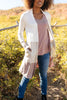 Clarissa Striped Cardigan in Mocha