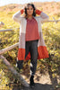 Clarissa Striped Cardigan in Paprika
