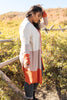 Clarissa Striped Cardigan in Paprika