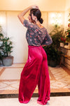 Cleo Velvet Wide Leg Pants