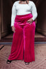 Cleo Velvet Wide Leg Pants