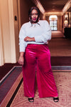 Cleo Velvet Wide Leg Pants