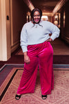 Cleo Velvet Wide Leg Pants