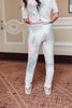 Cloud 9 Tie Dye Joggers in Peach
