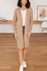 Coastal Town Cardigan in Khaki