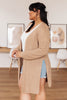 Coastal Town Cardigan in Khaki