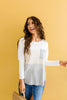 Color Block Pointelle Top