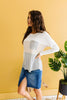 Color Block Pointelle Top