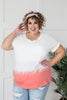 Color Block Tie Dye Top