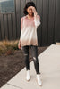 Color Melt Sweater in Mauve