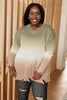 Color Melt Sweater in Olive