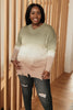 Color Melt Sweater in Olive