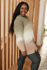 Color Melt Sweater in Olive