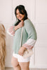Colorblock Balloon Sleeve Top