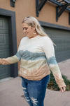 Complementary Colors Tie Dye Top
