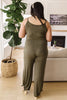 Cool Breeze Jumpsuit In Olive
