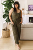 Cool Breeze Jumpsuit In Olive