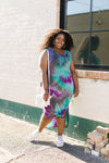 Cool Vibes Tie Dye Midi Dress
