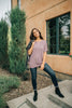 Cozy Cool Tee in Lavender