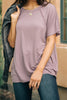 Cozy Cool Tee in Lavender