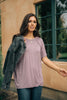 Cozy Cool Tee in Lavender