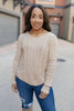 Cozy Cropped Sweater in Oatmeal