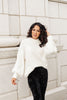 Cream Colored Classic Knit Sweater