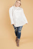 Crushing It Cold Shoulder Blouse In Pearl