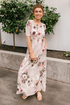 Date Night Maxi in Taupe